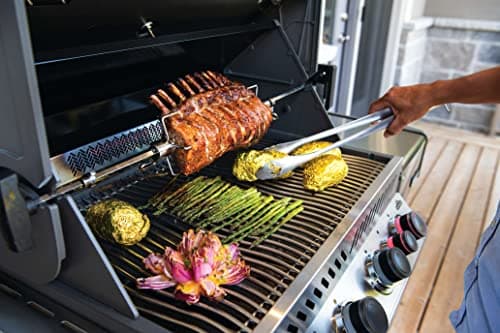Napoleon P500RSIBPSS-3 Prestige 500 RSIB Propane Gas Grill, sq. in + Infrared Side and Rear Burner, Stainless Steel