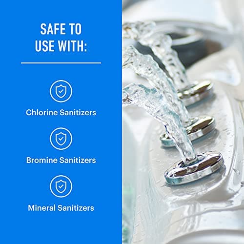 Hot Tub Foam Eliminator, 2 Pack Pool & Spa Defoamer (32oz/ Bottles) – Eliminate Foam Without Harsh Hot Tub Chemicals, Eco-Friendly & Safe w/Silicone Anti Foam. Get Foam Down and Enjoy Leisure Time