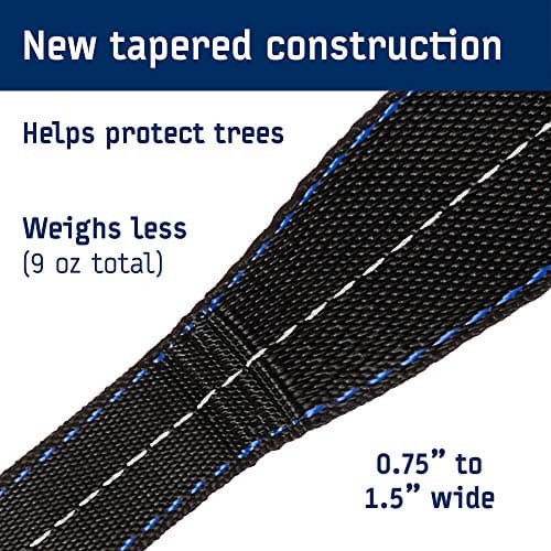 ENO Atlas Suspension System - Tree Strap for Hammock - Accessories for Camping, Hiking, and Backpacking - Black/Royal