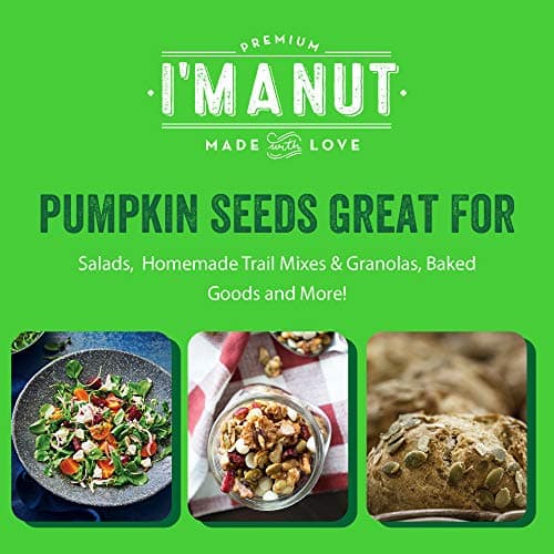 Oven Toasted Pumpkin Seeds with Sea Salt (Papitas) 48 oz (3 lb) Batch Tested Gluten & Peanut Free | No Oils | No PPO | Non GMO | Vegan and Keto Friendly | Premium Quality