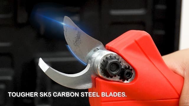 Electric Pruning Shears, Upgraded 1.4'' Cutting Diameter Powerful Brushless Motor Cordless Pruning Shears with 2PCS Rechargeable Batteries for Gardening Tree Branch