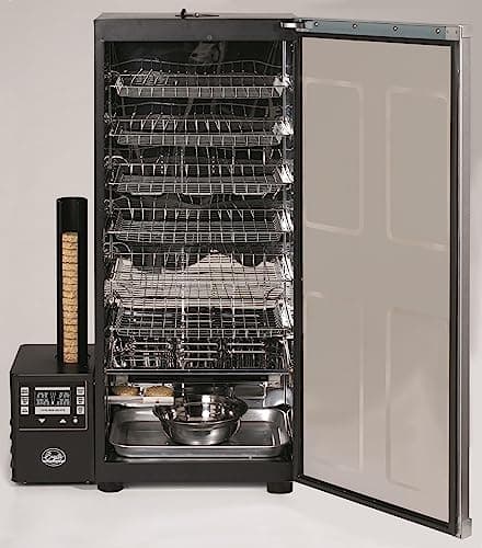 Bradley Smoker 6-Rack Outdoor Electric Smoker, Digital Vertical Smoker With Stainless Steel Grill