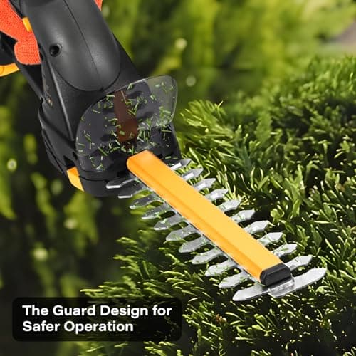 Hedge Trimmer Cordless for DEWALT 20V MAX Battery, 1500RPM Grass Trimmer Electric Hedge Trimmer, 2 in 1 Design for Yard, Garden, Lawn Care(Battery Not Included) (Black)