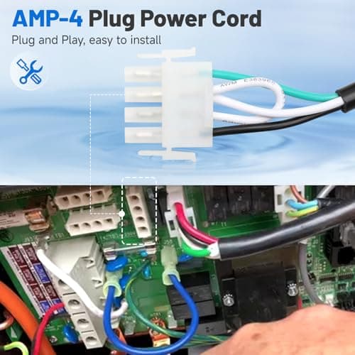 HCD-55 Spa Ozone Kit Suitable for All Hot Tubs & Swim Spas, Hi-Output Spa Ozone Generator with Capacity of Up to 1500 Gallons, Universal: 120V/240V
