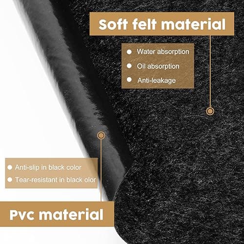 80 Inch Dia Round Hot Tub Mat, Large Washable Above Ground Protector Pad Water Absorb with Slip-Proof Backing, Portable Spa Pool Accessories for Outdoor Indoor Hot Tubs Protect from Wear (80“ Round)