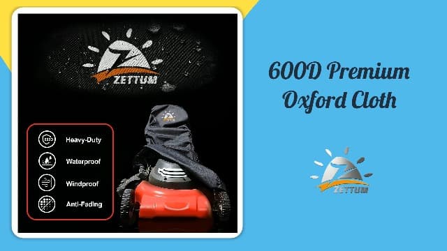 Push Lawn Mower Cover - Walk Behind Lawn Mower Covers Waterproof Heavy Duty, 600D Outdoor Push Mower Cover Universal with Storage Bag for Greenworks, EGO, Craftsman, Husqvarna, Honda and More