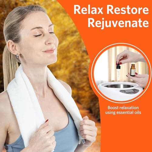 Sauna Box, Portable Steam Tent for Home Detox and Relaxation, Includes 3L Steamer, Remote Controller, Folding Chair, Adjustable Timer 1-60 Min, Large Size