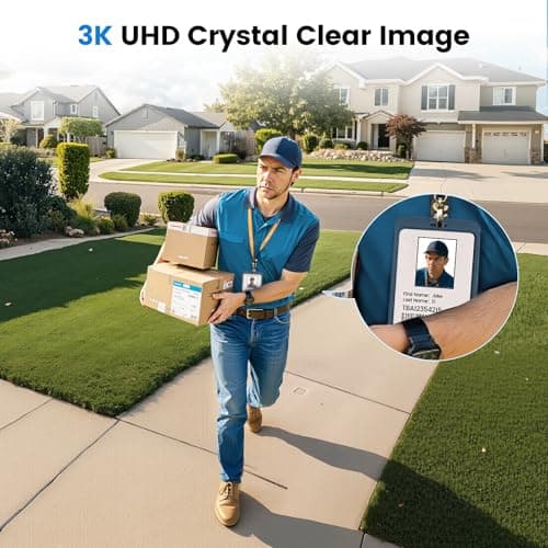 AOSU Solar Wall Light Cameras, 3K Security Cameras Wireless Outdoor, Battery Powerd Enhanced AI Detection for Fences & Parking, Easy Setup, Color Night Vision, No Monthly Fee [2.4G+Bluetooth]