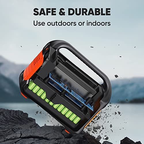 Jackery Solar Generator Explorer 500, 518Wh Portable Power Station Mobile Lithium Battery Pack with 1xSolarSaga 100 for RV Road Trip Camping, Outdoor Adventure