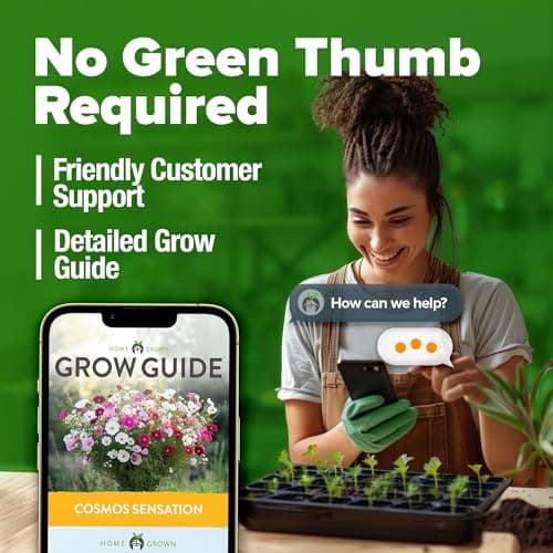 HOME GROWN Cosmos Flower Seeds Bulk Pack for 2025 (1.8 oz) 8,000+ 𝗡𝗢𝗡-𝗚𝗠𝗢 𝗨𝗦𝗔-𝗦𝗢𝗨𝗥𝗖𝗘𝗗 Heirloom Annual Wildflower Seeds – Pollinator-Friendly Mix for Pollinators & Outdoor Gardens