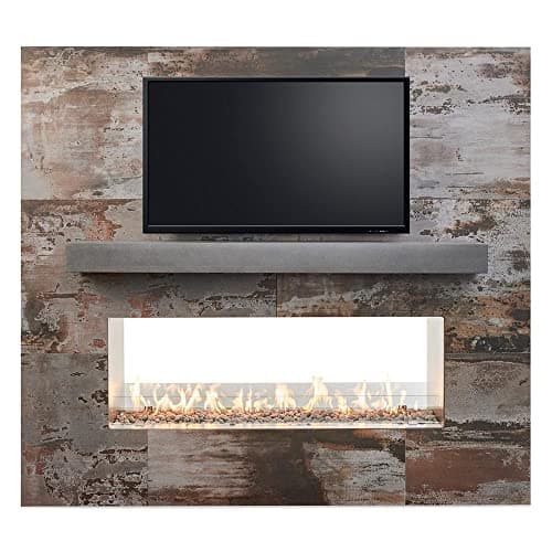 The Outdoor GreatRoom Company Linear Ready to Finish See-Through Fireplace (RSTL-40MLP), Spark Ignition, 40-Inch, Propane