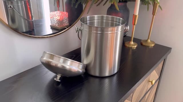 EPICA Countertop Compost Bin Kitchen | 1.3 Gallon | Odorless Composting Bin with Carbon Filters | Indoor Compost Bin with Lid | Stainless Steel Kitchen Composter for Food Scraps & Waste Recycling