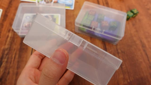 Vicenpal 12 Pcs Playing Card Boxes Clear Plastic Deck Cases Trading Card Storage Boxes Compatible with MTG TCG 100 Game Cases Holder 4.45 x 2.91 x 1.35 Inch