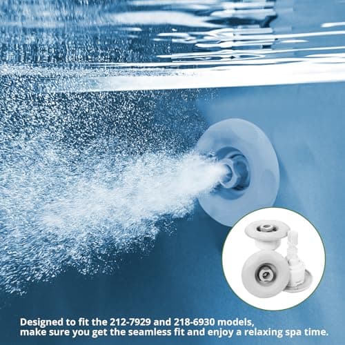 3 Hot Tub Jet,Spa Hot Tub Mini Storm Jet Internals Replacement Parts 212-7929 Spa Hot Tub Jets Replacements 3" 218-6930 Cluster Storm Jet Directional Diffuser (3 Pack)