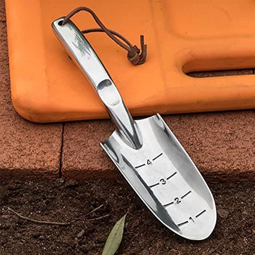 Kings County Tools Trowel, Shovel and Garden Fork Set | Polished Cast-Aluminum | Soil Cultivation Kit | Great for All Ground Conditions | Smooth Handle with Thumb Recess