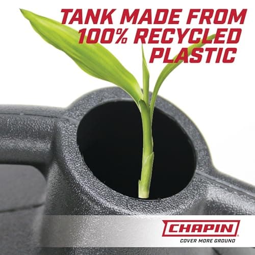 Chapin 2 Gallon Watering Can - Garden Watering Can for Indoor & Outdoor Plants, 100% Recycled Plastic Watering Can with Detachable, Drip-free Sprinkler Head, Made in USA