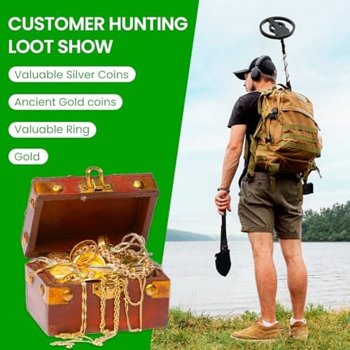Metal Detector for Adults, for Kids, Waterproof & Underground & Underwater Gold Detector, Gold Metal Detector, Metal Detector Kit, Medal Detector