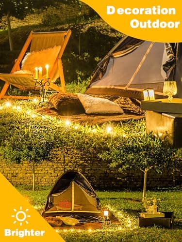 4 Pack 60 LED Fairy Lights Battery Operated with Timer, 20FT Waterproof Twinkle Lights Indoor Outdoor, Cuttable String Lights for Bedroom, Wedding, DIY, Centerpiece, Christmas Decorations (Warm White)