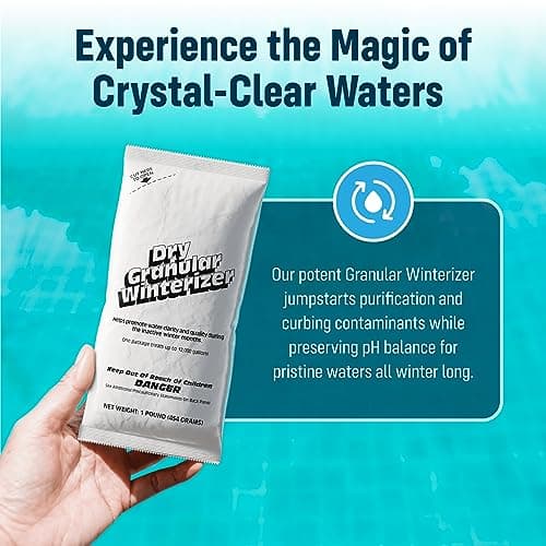 Winter Closing Kit - Winterizing for Above Ground & In-Ground Pools up to 12,000 Gallons: Protect Your at The end of Season with Our 3-in-one Maintenance