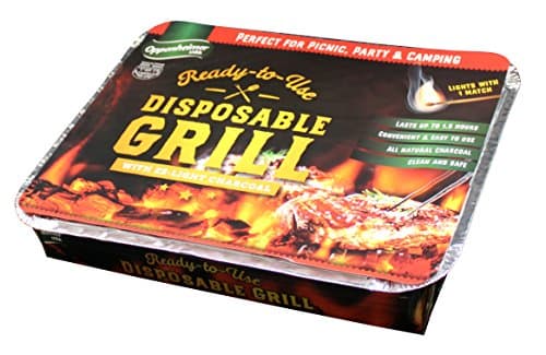 Disposable Charcoal Grill On-The-Go Ready to Use Easy to Light Kosher (2)