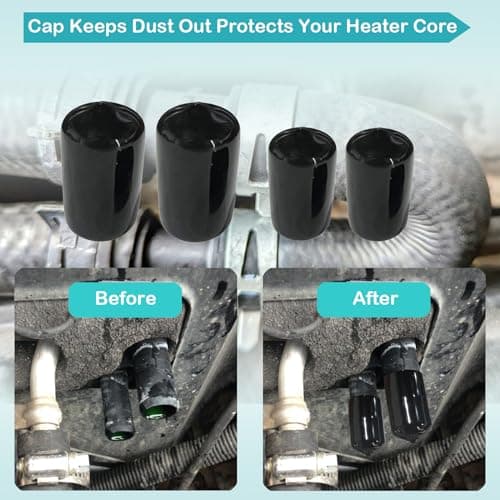 Engine Heater Core Bypass Kit with 5/8" 3/4" Hose,Compatible with GM Chevy Silverados Tahoes Yukons Honda Civic Ford Jeep,Replacement for 626-001,Universal Fit Most Common Leaking Failed Heater Core