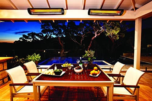 Bromic Tungsten Electric, Outdoor Patio Heater, Infrared, 220-240V, Black, 6000W, BH0420033