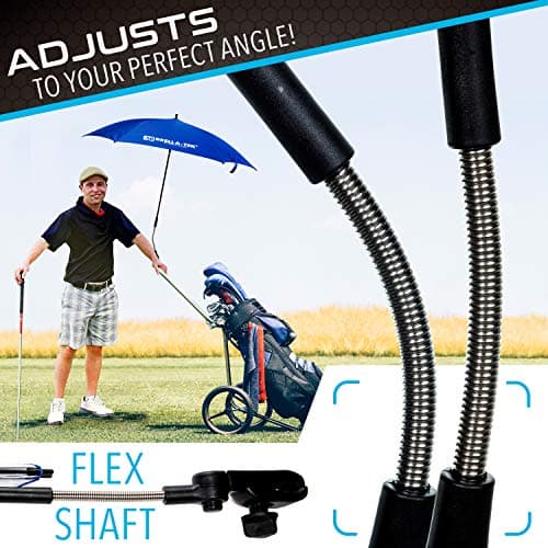 Franklin Sports All Position Umbrella with Universal Clamp – SIDELINE Brella-Tek – Sun Protection – UPF 50+