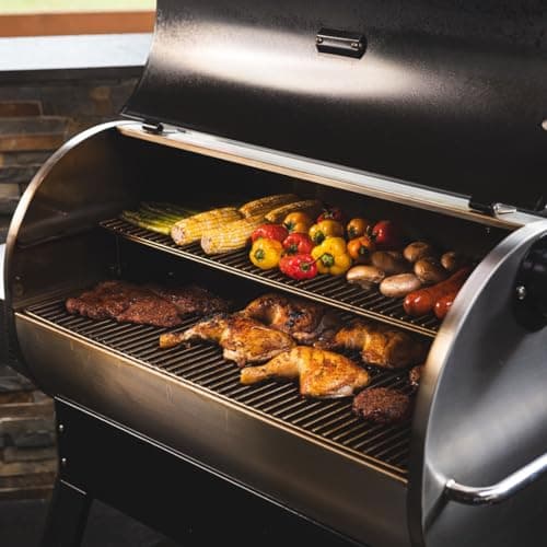 recteq Pellet Smoker Grill Flagship 1100, Wood Pellet Grill Smoker, Outdoor Grills & Smokers, Wi-Fi enabled, 1100 Sq. In. Cooking Area, 40 lbs Hopper