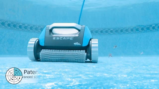 Dolphin Escape Robotic Pool Cleaner (2024 Model) — Massive Top-Loading Filter, Dual Motors, HyperBrush, HyperGrip Tracks, Smart Navigation — for Above Ground & In-Ground Pools up to 33ft