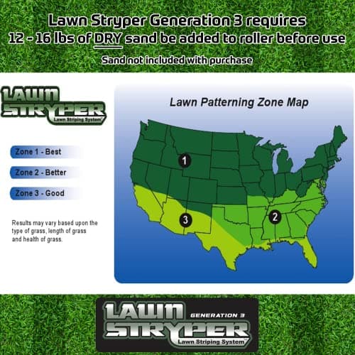 Lawn Stryper- Generation 3 Lawn Striping System/Stripe Your Lawn Like A Ballpark/ONLY Works with Honda 20"-22" Residential Walk-Behind Lawn Mowers