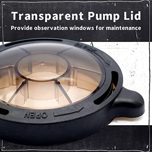 Pool Pump Basket Cover & O-Ring Kit Compatible with Splapool Pureline Deluxe Pumps, for Above-Ground & In-Ground Pools, Pool Pump Lid Replaces PO12728CR 16578 647252772 47252772 AC81361 NEP2134