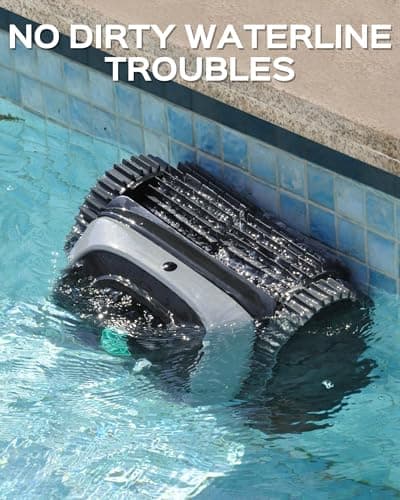 (2024 Upgrade) WYBOT C1 Robotic Pool Cleaner for In Ground Pools up to 65 FT in Length, 150mins Runtime, Cordless Pool Vaccum with Wall Climbing Function, Larger Top-Loading Filters Green