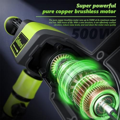 Cordless Pressure Washer, 1070PSI Portable Power Washer with 2 x 3.0Ah Battery, 6-in-1 Nozzle, 3 Speed Adjustment LCD Touch Screen, Handheld High-Pressure Electric Washer for Car/Fence/Floor/Patio