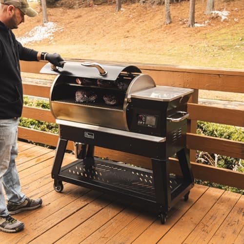 recteq Pellet Smoker Grill Deck Boss 800, Electric Pellet Smoker, Outdoor Grills & Smokers, Wi-Fi-Enabled BBQ Grill, 800 Sq Inches Cook Space