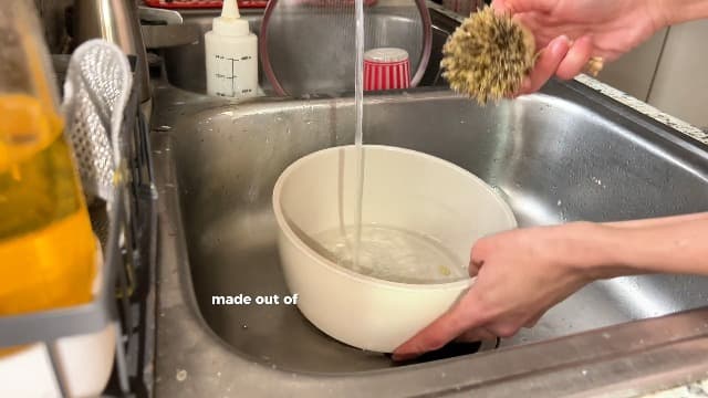 Bamboo Dish Brush Set of 3, 100% Plant-Based Kitchen Dish Brush Bamboo with Sisal and Coconut Bristles, 2 Brush Types, No Scratch Wood Sish Scrub Brush for Dishes, Quick-Drying, Odor Free