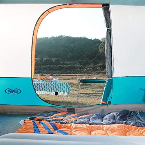 UNP Camping Canopy Tent - Inner Tent for 10' x 10' Pop Up Canopy, Simple Installation, Fully Vented Roof, Enclosed Canopy Space, Ocean Blue (Frame NOT Included)