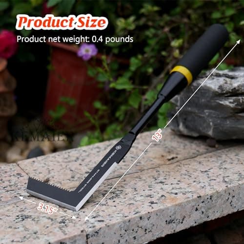 Garden Tool Set - Featuring a Heavy-Duty Stainless Steel Hand Cultivator, Transplant Shovel, Trowel, Crack Weeder, and Dandelion Weeder - The Ultimate, Unbreakable Gardening Gift