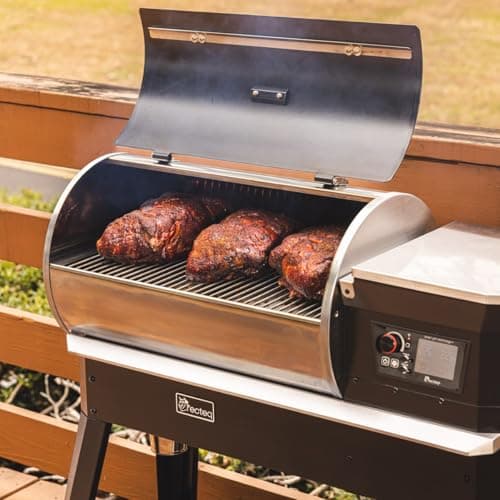 recteq Patio Legend 400 Pellet Smoker Grill with WiFi & App Connectivity, Outdoor Smokers Grills, Wood Pellet Grill, Temp Range 180° to 700+°