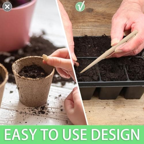 Seeding Spacing Ruler Seed Planting Ruler with Holes Plant Spacing Template Plant Dibber Spacing Template Wooden Accurate Gardening Tool for Vegetable Gardens and Precision Gardening