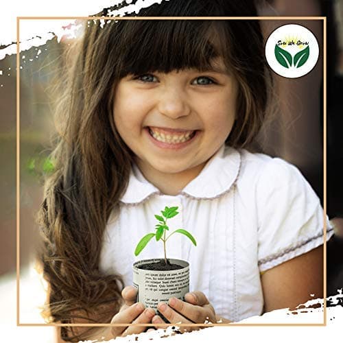 PAPER POT MAKER WOODEN HAND-TOOL- Craft an unlimited supply of biodegradable seedling pots for the garden with this easy to use DIY tool. Makes 1 & 3/4 inch seed starter pots, includes 20 plant labels