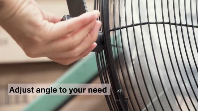 Simple Deluxe 18 Inch Industrial Wall Mount Fan, 3 Speed Commercial Ventilation Metal Fan for Warehouse, Greenhouse, Workshop, Patio, Factory and Basement - High Velocity
