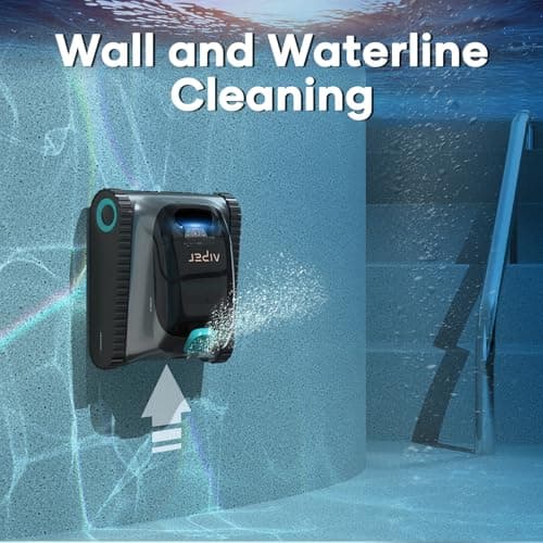 AIPER Scuba S1 Cordless Robotic Pool Cleaner, Pool Vacuum for Inground Pools, Wall and Waterline Cleaning, Smart Navigation for Pools up to 1,600 Sq.ft