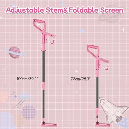 OMMO Metal Detector, Rechargeable Built-in Battery Kids Metal Detector with Funny LCD Display, Adjustable Metal Detectors for Kids with IP67 Waterproof 6.5” Search Coil for Exploring Outdoor