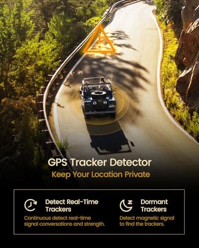 Hidden Camera Detector, GPS Tracker Detector, Hidden Bug Sweeper Detector for Hotel, Airbnb, Travel