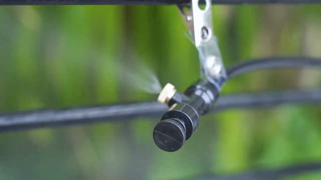 Misting Cooling System, DIY 33FT(10M) Misting Line +10 Brass Mist Nozzles+ a Brass Connector(3/4'') Outdoor Mister System for Patio Waterpark Garden Trampoline Greenhouse
