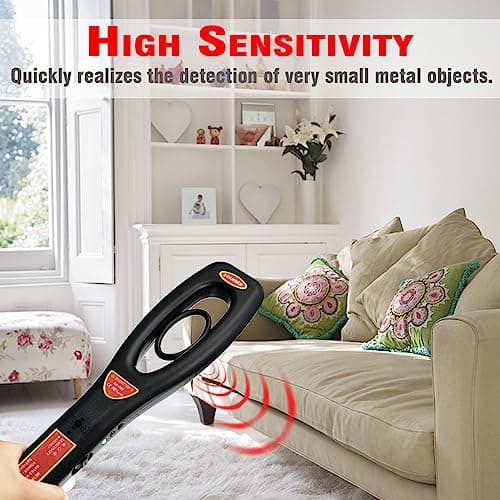 Hand Held Metal Detector,V·RESOURCING Portable High Sensitivity Metal Detector,for Security Inspection,Detecting Electronic Product, Metal Object