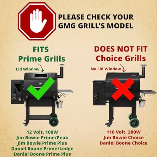 GMG Green Mountain Grills 12v Prime Ceramic Pellet Grill Igniter for Daniel Boone, Ledge, Jim Bowie, Peak P-1271