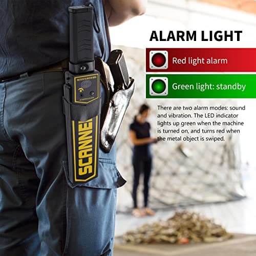 Handheld Metal Detector Wand,High-Sensitivity Security Detector Wand, for Security Inspection, Detection of Various Electronic Products, Metal Products, Weapons, Knives Scanner