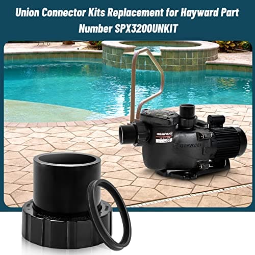 SPX3200UNKIT Union Connector Replacement Kit for Hayward Tristar, Northstar, EcoStar Pumps, SwimClear Cartridge Filter & Universal H-Series Low Nox Heater, for Hayward Pool Heater Parts - 2 Pack