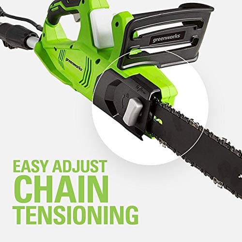 Greenworks 7 Amp (2-In-1) 10-inch Corded Electric Polesaw, PSCS06B01